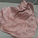 YFONG 100% 22 Momme Mulberry Silk Bonnet for Sleeping Women, Larger Double Layer Silk Hair Wrap for Curly Short Long Hair, Non-Slip Sleep Cap Turban with Elastic Tie Band for Hair Care, Pink