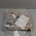 WOCKODER Record Player with Dual Stereo Speakers, Vinyl Record Player with 3 Speed Support Wireless Connection RCA Output Aux in USB Vintage Design Turntable Black