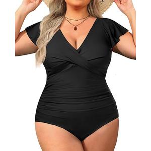 Yonique womens Full Coverage
 Size 16w Black