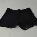 KIWI RATA Womens Seamless Butt Lifter Padded Lace Panties Enhancer Underwear (Medium, Black)
