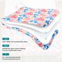 L'AGRATY Weighted Blanket - 48"x72" 15lbs Cooling Breathable Heavy Blanket with Glass Beads for Adult All-Season
