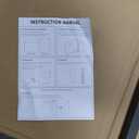 Black Bathroom Mirror for Wall, 36x40 Inch Rectangle Mirrors with Metal Frame, Modern Rectangular Wall Mirror for Bathroom Living Room, Entryway Hangs Horizontal or Vertical