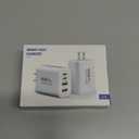 USB C Charger Block, 40W 4 Ports Type C Fast Phone Charging Blocks Cube PD USBC Wall Plug+QC 3.0 USB A Charger Brick Box Power for iPhone 17/16/15/14/13/12 Pro Max, iPad, Samsung Galaxy, Pixel, 2Pack