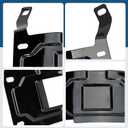 Upgrade License Plate Relocation Bracket for Harley-Davidson | Limited edition | Fits 1986-2025 Harley Softail/Touring | Dark night Black Aluminum | Rear Lower Position | Custom Style