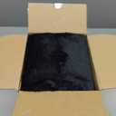 KSIIA Orthopedic Dog Bed Crate Waterproof Pet Mats for Small Dogs Deluxe Plush Washable Pet Bed with Egg Crate Foam & Removable Cover, 23 x 17 Inch, Black