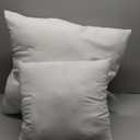 EDOW Throw Pillow Inserts, Set of 2 Lightweight Down Alternative Polyester Pillow, Couch Cushion, Sham Stuffer, Machine Washable. (White, 18x18 and 28*28)