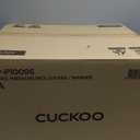 CUCKOO CRP-P1009SB 10-Cup (Uncooked) / 20-Cup (Cooked) Heating Pressure Rice Cooker & Warmer with Nonstick Inner Pot, 13 Menu Modes, Fuzzy Logic Tech, 3 Voice Guide, Auto Clean (Black)