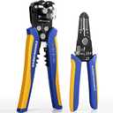 haisstronica Wire Stripper Tool Set, 10-24 AWG Self-Adjusting & Manual, Heavy Duty Electrical Wire Strippers for Electronics Repair, Electrician Wiring, DIY Projects