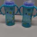 NUK Learner Cup, 10 oz, 2 Pack, 8+ Months  BPA Free, Spill Proof Sippy Cup (Blue Kingdom)