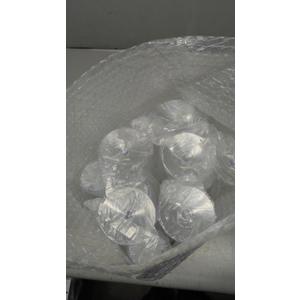 Ciaell 12 Pack Plastic Champagne Flutes - 6 Oz Clear Disposable Champagne Glasses - Square Plastic Toasting Glasses for Party Anniversary Wedding