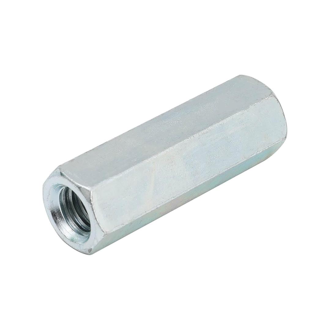 10 Packs 3/8"-16 Rod Coupling Nuts, UNC Threaded Hex Coupling NutLength: 1-3/4"