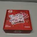 Pink Twisty and Swirl Lollipops, Pink Candy Individually Wrapped Suckers, Valentines Lollipops Candy Bulk, Kid's Lollipop for Birthday Party, Strawberry Flavor 36 Pack (EXP 07/15/27)