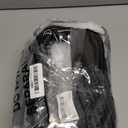 Buryeah 12 Pieces Toiletry Bags Bulk for Women Men Translucent Small Travel Makeup Pouch Portable Waterproof Organizer Set for Accessories Toiletries Gifts for Wedding(Black)