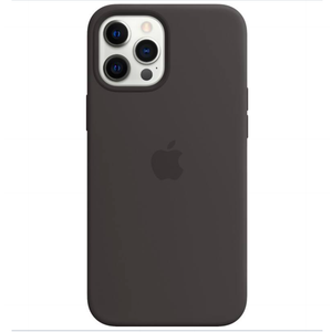 Apple - iPhone 12 Pro Leather Case with MagSafe - Black