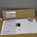 Ceiling Fans with Lights and Remote: 42 Inch Modern Ceiling Fan, Low Profile Flush Mount, Quiet Reversible DC Motor & 3CCT Dimmable LED for Bedroom Living Room Kitchen Indoor Outdoor (Black)