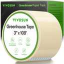 VIVOSUN Greenhouse Repair Tape, 6.3 mil 3" x 108' Weatherproof Clear Poly Patch Tape, Heavy Duty Greenhouse Sheeting Coverings Film Tape for Plastic Sheeting and Tents