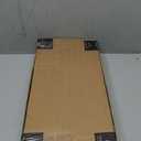 EXCLUSIVE HOME Fetter Wrap Around Double Curtain Rod, Matte Black, 52"-72"