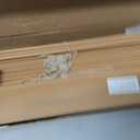 Cordless Light Filtering Mini Blind, 28 x 64 in, Woodtone