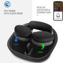Yinke Smart Case for AirPods Max Headphones Supports Sleep Mode, with AirPods Max Silicone Earpad Cover and Headband Cover Anti-Scratch Accessories, Hard Organizer Portable Carry Travel
