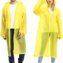 Opret 2 Pack Raincoats for Adults Reusable, EVA Rain Ponchos Lightweight Rain Coat Waterproof Rain Gear for Men and Women