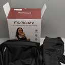 Momcozy Baby Carrier with Hip Seat, 2-in-1 Forward-Facing Carry for Long Walks, Detachable Hands-Free Infant Carrier up to 44lbs, All Seasons Toddler Carrier Fits Waist Sizes up to 45 Inches, Black