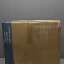 Sweetcrispy Small Office Chair, Ergonomic Low-Back Mesh Rolling Work Swivel Chairs with Wheels, Armless Comfortable Seat Lumbar Support for Home, Bedroom, Study, Student, Adults,Classic Orange