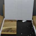 4 Pcs Acacia Wood Book Cutting Boards Set with Wooden Bookend Holder Book Shaped Solid Wood Cutting Board for Kitchen Fruits Vegetables Meat Fish Cheese Bread(Standard)