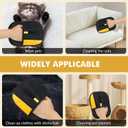 2 x Pet Hair Removal Glove,2Pcs,Electrostatic Gloves Pet Hair Removal,Highly Efficient,Pet Hair Remover Glove,9.45-Inch Large Brush Surface,Reusable Cat Grooming Gloves for Couch,Sweater,Carpet,Curtain.