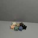 Flower Claw Clip 7 PCS Claw Clips, Hair Clips for Women Non Slip for Thick Hair Women Girls Gifts, 7 Colors