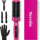 Terviiix 1.77" Ionic Thermal Brush, Heated Round Brush with Dual MCH Tech, 9 Temp Adjustments, 30S Fast Heating, Easily Create 90's Voluminous & Smooth Style, Non-Blowing, Dual Voltage