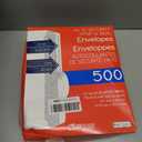 Top Flight PSTF10NWT #10 Envelopes, Strip & Seal, Security Tinted, White Paper, 24 lb, 500 Count