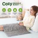 Sivio Weighted Lap Blanket, Weighted Blankets,Soft and Cozy Cooling Heavy Blanket, Calm and Nap, School and Home,2lbs 20 x 30inches, Grey