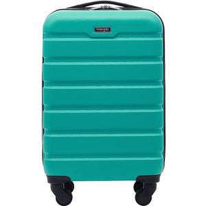 Wrangler Hardside Spinner Carry-On Luggage, Teal, 22-Inch