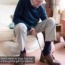 Magnetic Flashlight Gifts for Men Stocking Stuffers for Men Adults Pickup Tool Cool Extendable Magnet Telescoping Gadgets Christmas Birthday for Dad Him Husband Boyfriend Grandpa Handyman Mechanics (Black)