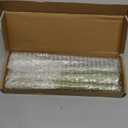 Nuanchu 4 Pcs 10 Inch Christmas Tree Taper Candles Green Long Tapered 3D Candlesticks Unscented, Smokeless, Dripless for Birthday Dinner Wedding Party Home Decor