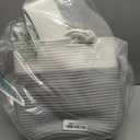 Goodpick Cotton Rope Storage Basket,Baby Laundry Baskets for Clothes, Toy Storage Blanket Basket With Handles for Living Room, Small Woven Baskets for Organizing Home Décor, Grey 3 pack