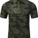 MoFiz Mens Short Sets Outfits Sweatsuits Two Piece Outfits Summer Sets Comfortable Shorts/Shirt Camo (Green, XXL)