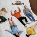 Utopia Bedding King Comforter Duvet Insert, Quilted White Comforter with Corner Tabs, Box Stitched Down Alternative Comforters King Size 90 x 102 inches