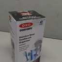 OXO Good Grips Stainless Steel Toothbrush Organizer, Bathroom Organizer and Storage, Toothbrush Holder for Countertop, Sleek Modern Bathroom Accessories