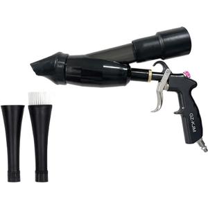 Car Cleaning Gun High Pressure Air Blow Gun with Suction Hood Detailing Interior Dryer Blower Gun Auto Detailing Kit Tools for Quickly Blasts Dirt and Dust from Surface