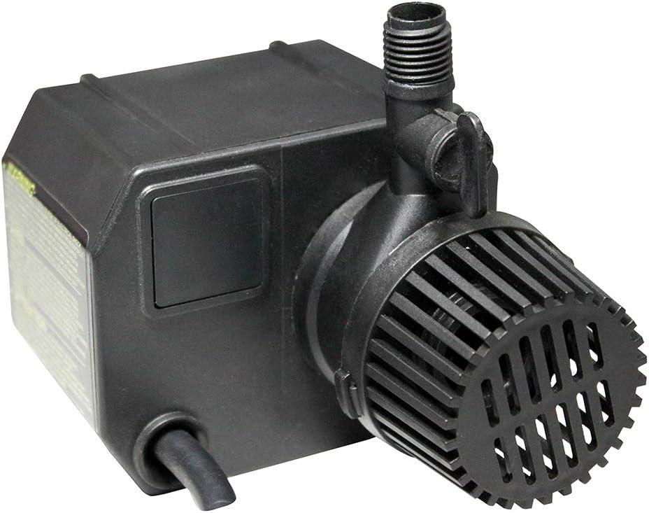 Spaces Places G535AG 575 GPH, Max Height 13' Pond Pump, Black, 575 Gallons Per Hour