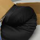 5 STARS UNITED Donut Pillow Hemorrhoid Tailbone Cushion  Large Floor Cushion for Pain Relief  Coccyx, Prostate, Sciatica, Pelvic Floor, Pressure Sores, Pregnancy, Postpartum Recovery, Black