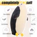DENTRUN Penguin Stuffed Animals Bulk, Cute Penguin Plush Doll Play Toys for Kids Girls Boys Adults Birthday Xmas Halloween Present Adorable Soft Plushies, Black