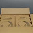 OVERTURE 10KG Bundle PLA Filament 1.75mm, Neatly Wound 3D Printer Filament 10 Pack 1kg Spool (2.2lbs), Dimensional Accuracy +/- 0.02 mm, Fit Most FDM 3D Printers (Black 10-Pack)