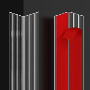 Edge Corner Protector Baby Proofing, Self-Adhesive Soft Strip Sharp Edge Protective Bumper Guards for Child Safety, Cabinet Door Desk Glass Table Bed Window Wall, Kitchen Countertop, 1.18INx3FT, Clear