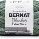 Bernat Blanket Extra Thick Underbrush Yarn - 1 Pack of 21.12oz/598.74g - 100% Polyester - #7 Jumbo - 72 Yards for Knitting, Crocheting, Crafts & Amigurumi