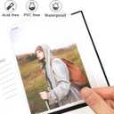 Small Photo Album 4x6 100 Pockets with Writing Space Linen Cover Picture Book Holds 4x6 Photos for Wedding, Baby, Family, Graduation (Khaki)