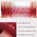 2 x Afro Spring Twist Braiding Hair 16 Inch 3 Packs Pre Separated Springy Curly Twist Hair Marley Hair for Faux Locs Crochet Hair Pre Fluffed Spring Twist Hair Extensions (#Burg, 16INCH/40CM)