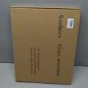 Glass Gaming Mouse Pad with LED Lights,Professional Esport Mousepad with Type C Port, Ultra-Smooth Hard Surface for Office Bedroom and Gaming, Large Non-Slip Silicone Base11.8" x 15.7"