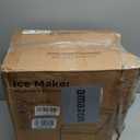 Silonn Ice Makers Countertop, 44lbs Per Day, 2 Ways to Add Water, Auto Self-Cleaning, Stainless Steel Ice Machine for Home Office Bar Party